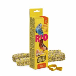 Палочки RIO "Sticks" палочки для всех видов птиц с яйцом и ракушечником 2х40г - фото 5734
