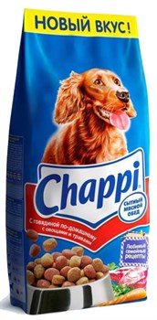 Сухой корм "Chappi" Говядина по-домашнему 15 кг ( с овощами, с травами, для взр/собак) - фото 5840