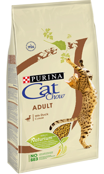 Сухой корм "PURINA CAT CHOW" Adult с Уткой 1.5 кг (д/взрослых кошек) - фото 6353