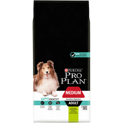Сухой корм "PURINA Pro Plan" Adult Medium Sensitive Digestion с Ягненком и рисом  д/собак средних пород с чувств. пищеварением - фото 6442