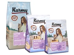 Karmy Киттен Индейка Полнорационный сухой корм (д/беременных и кормящих кошек и котят до 1 года)