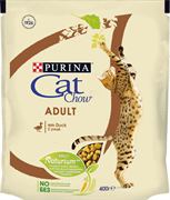 Сухой корм "PURINA CAT CHOW" Adult с Домаш.птицей и Уткой 400 г (д/взрослых кошек)
