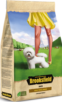Сухой корм "Brooksfield" Adult Dog All Small Breed Утка и рис (д/взрослых собак) - фото 6429