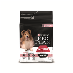 Сухой корм "PURINA Pro Plan" Adult Medium Optiderma с Лососем и рисом 1.5 кг  д/собак средних пород с чувств. кожей - фото 6441