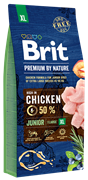 Сухой корм "Brit Premium by Nature" Junior XL (для щенков очень крупных пород)