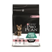 Сухой корм "PURINA Pro Plan" Puppy Small&Mini Optiderma с Лососем и рисом д/щенков мелких и карликовых пород с чувств. кожей