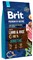 Сухой корм "Brit Premium by Nature" Ягненок с рисом, 15 кг (для собак с чувст. пищеварением) - фото 5786